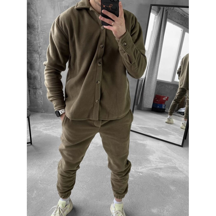 Флісовий oversize костюм