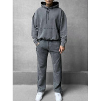 Oversize костюм з вивареної тканини