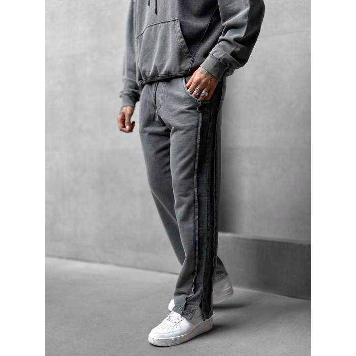 Oversize костюм з вивареної тканини
