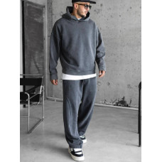 Oversize костюм з вивареної тканини