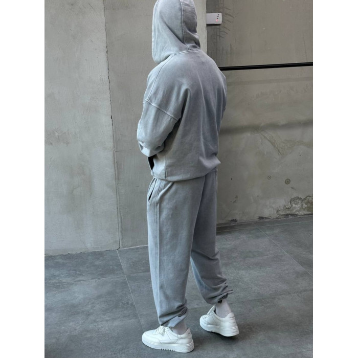 Oversize костюм з вивареної тканини