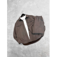 Замшевий oversize костюм