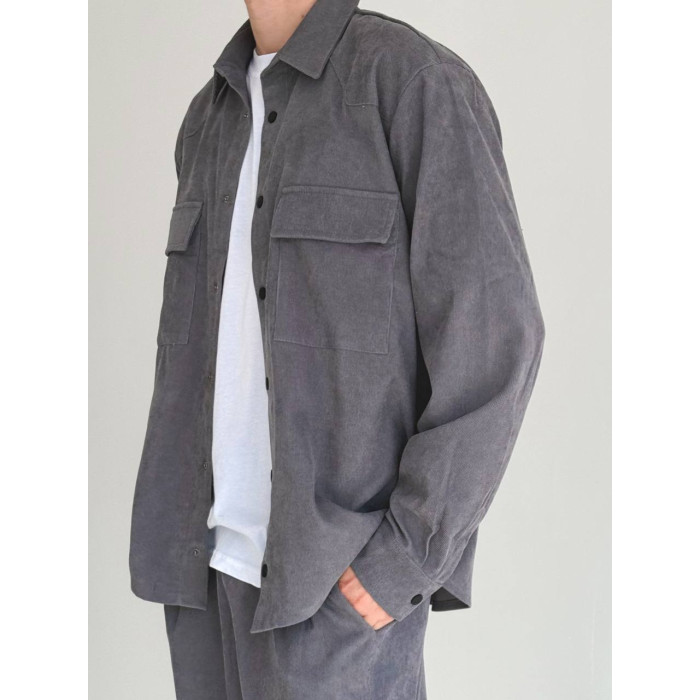 Вельветовий oversize костюм