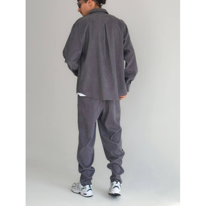 Вельветовий oversize костюм