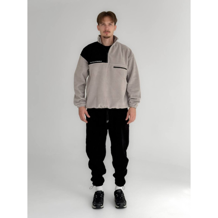 Флісовий oversize костюм