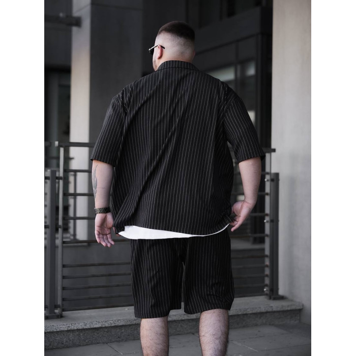 Літній oversize костюм у смужку