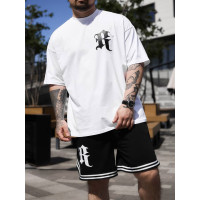 Oversize костюм з принтом