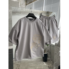 Oversize костюм з вишивкою