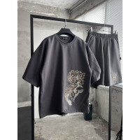 Oversize костюм з вишивкою