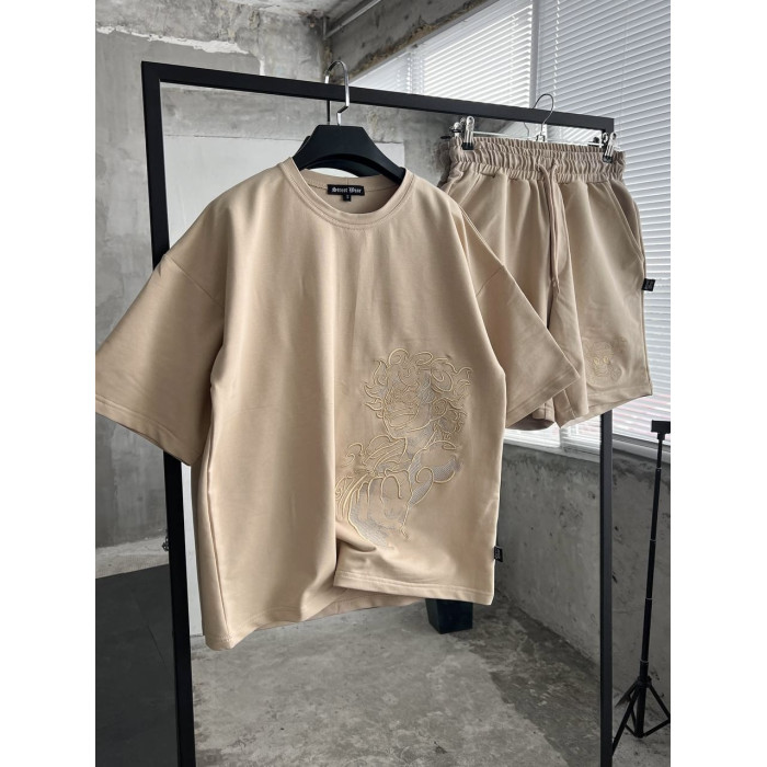 Oversize костюм з вишивкою