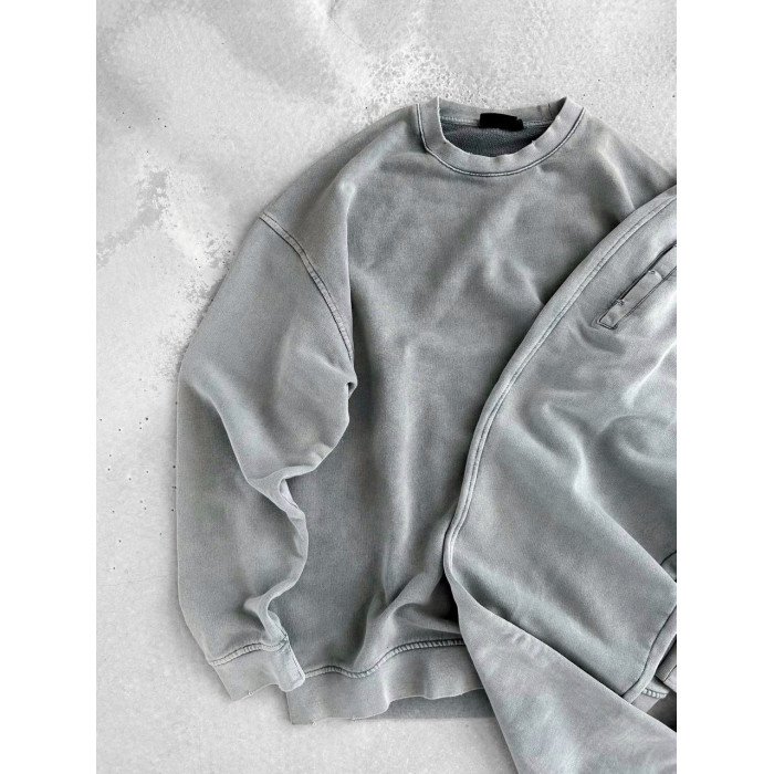 Oversize костюм з вивареної тканини