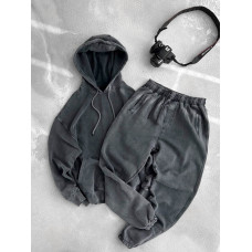 Oversize костюм з вивареної тканини