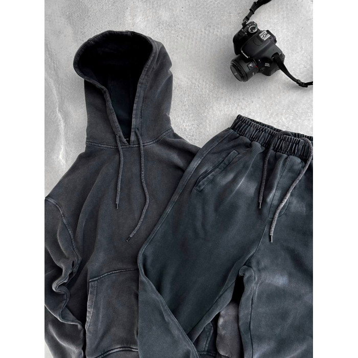 Oversize костюм з вивареної тканини