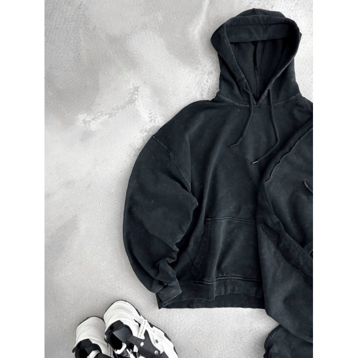 Oversize костюм з вивареної тканини