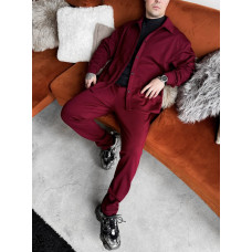 Замшевий oversize костюм