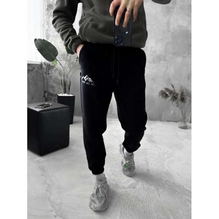 Флісовий oversize костюм з вишивкою