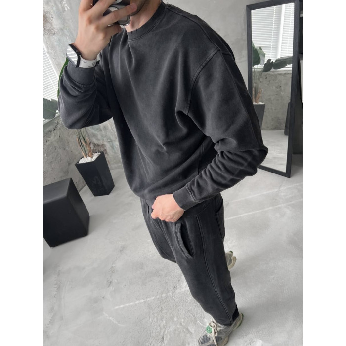 Oversize костюм з вивареної тканини