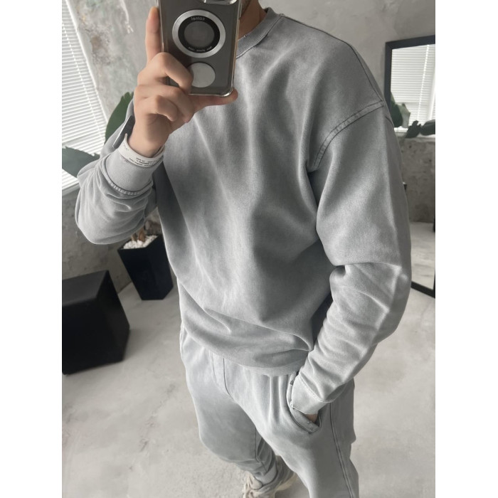 Oversize костюм з вивареної тканини