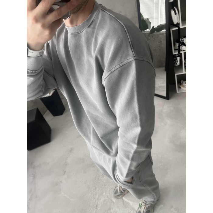 Oversize костюм з вивареної тканини