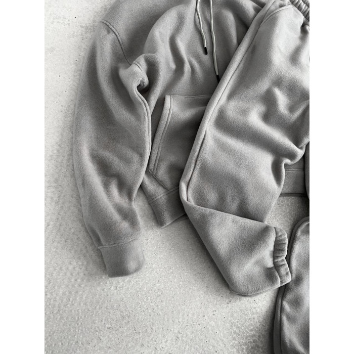 Флісовий oversize костюм