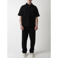 Oversize костюм з фактурної тканини