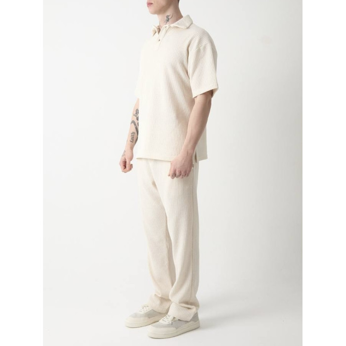Oversize костюм з фактурної тканини
