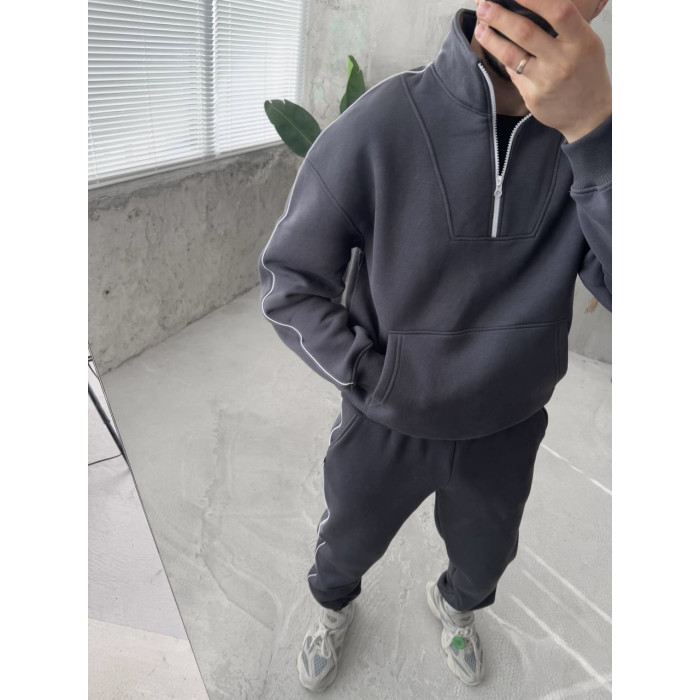 Oversize костюм на флісі
