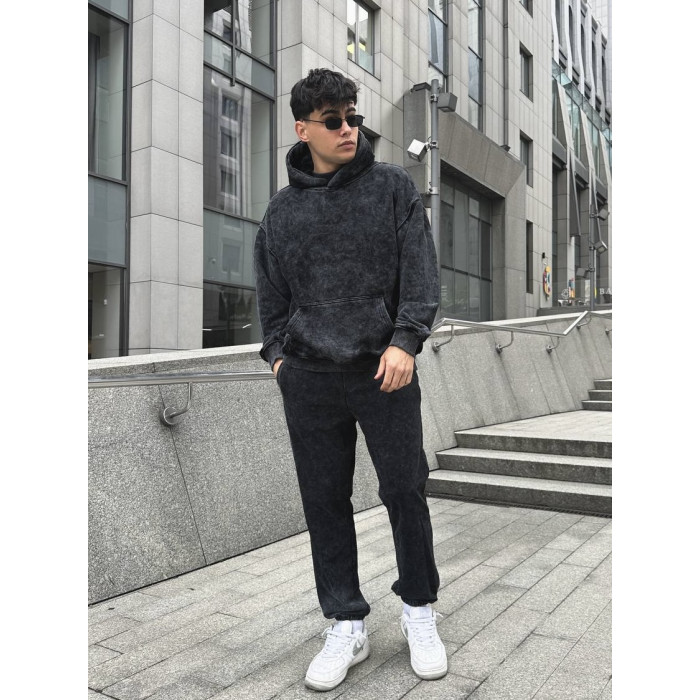Oversize костюм з ефектом tie-dye