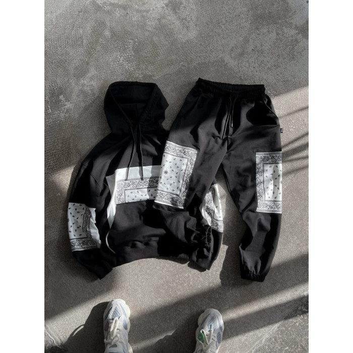 Oversize костюм з принтом