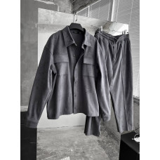 Oversize костюм з накладними кишенями
