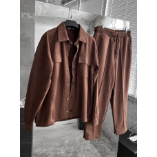 Oversize костюм з накладними кишенями