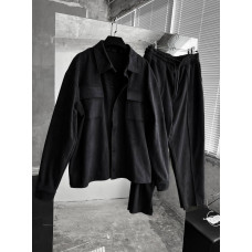 Oversize костюм з накладними кишенями
