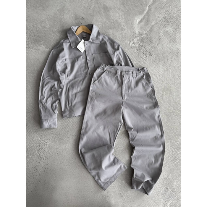 Oversize костюм з цупкого котону