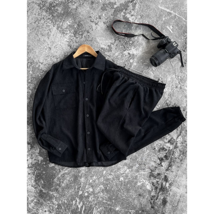 Вельветовий oversize костюм