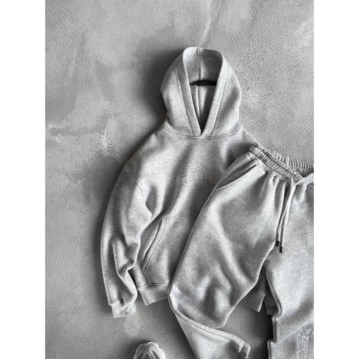 Oversize костюм з вишивкою