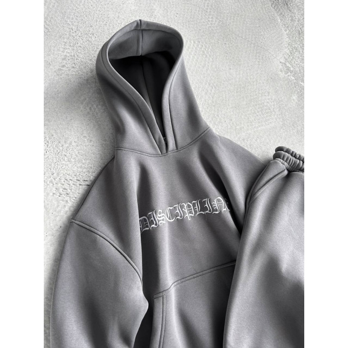 Oversize костюм з вишивкою