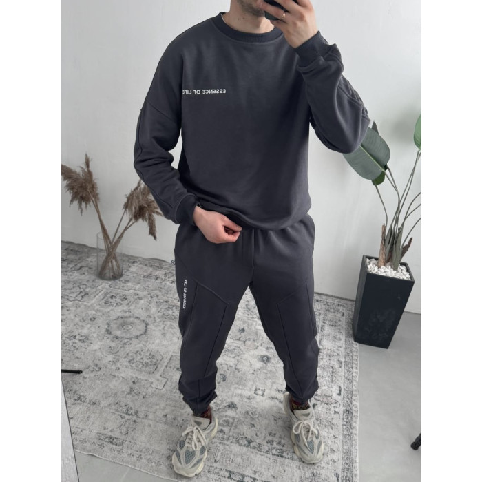 Oversize костюм з надписом