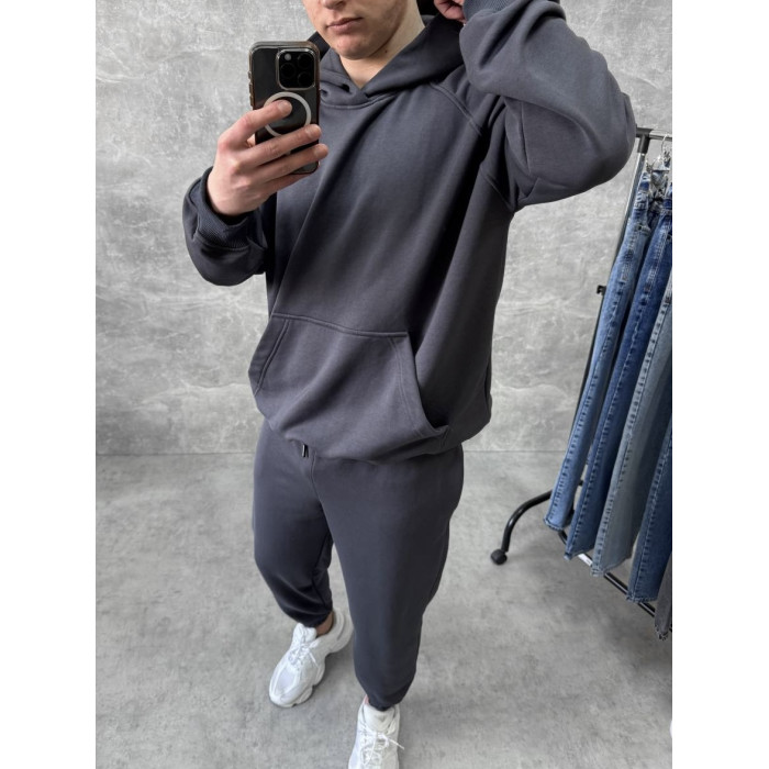 Oversize костюм з вивареної тканини