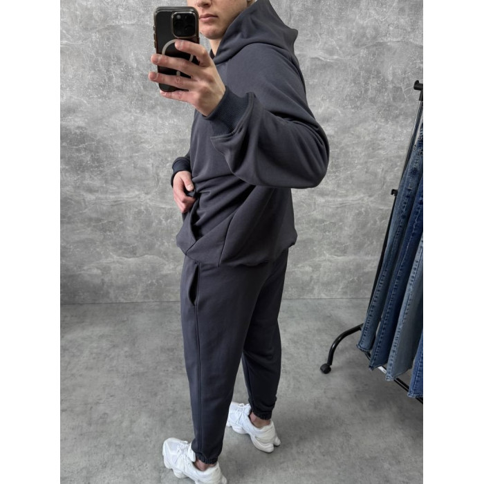 Oversize костюм з вивареної тканини