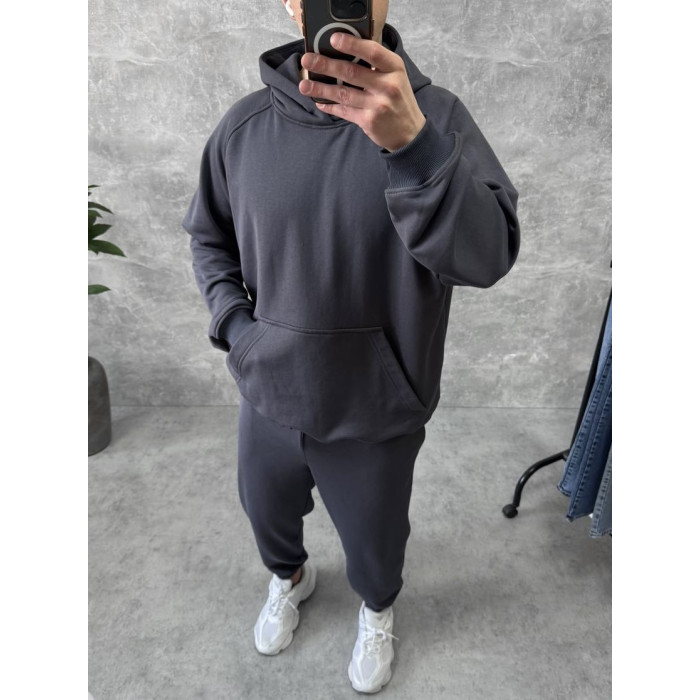 Oversize костюм з вивареної тканини