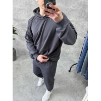 Oversize костюм з вивареної тканини