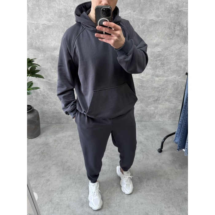 Oversize костюм з вивареної тканини