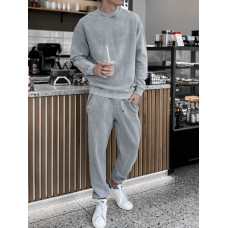 Oversize костюм з вивареної тканини