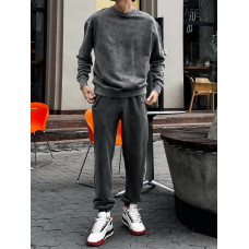 Oversize костюм з вивареної тканини