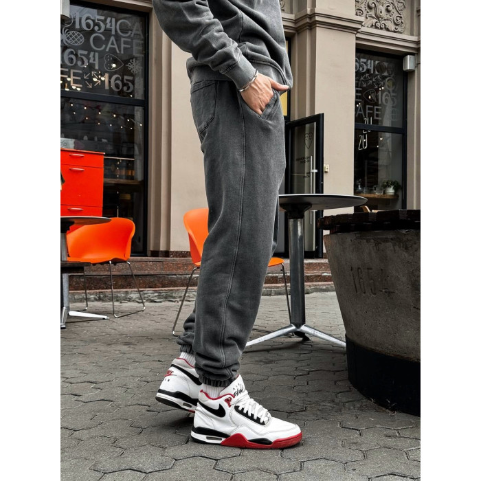 Oversize костюм з вивареної тканини