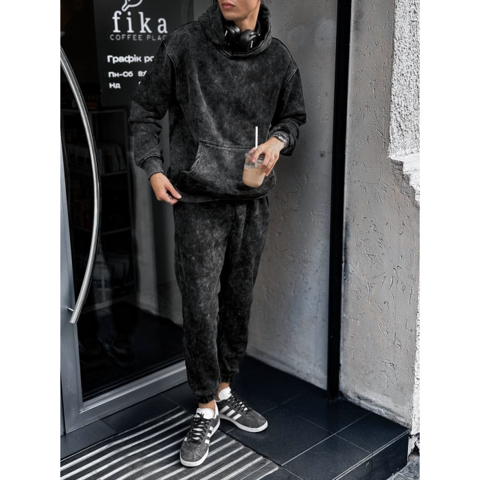 Oversize костюм з ефектом tie-dye