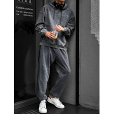 Oversize костюм з вивареної тканини