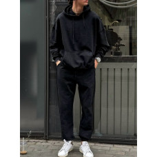 Oversize костюм з вивареної тканини