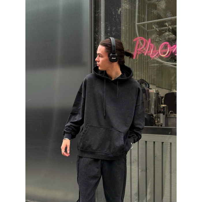 Oversize костюм з вивареної тканини