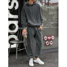 Oversize костюм з вивареної тканини